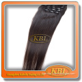 Best Quality clip in hair extensions free sample weave hair, double weft clip in human hair extensions